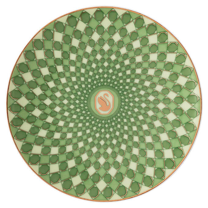 Prato Signum de porcelana, pequeno, verde Prato Signum de porcelana, pequeno, verde