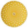 Prato Signum em porcelana, pequeno, amarelo Prato Signum em porcelana, pequeno, amarelo