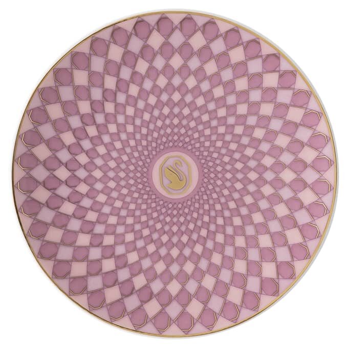 Prato Signum em porcelana, pequeno, rosa Prato Signum em porcelana, pequeno, rosa