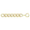 Prolongador Dextera Branco, banhado a dourado