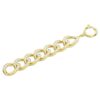 Prolongador Dextera Branco, banhado a dourado