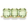 Prolongador Millenia com corte octogonal, verde, banhado a dourado Prolongador Millenia com corte octogonal, verde, banhado a dourado