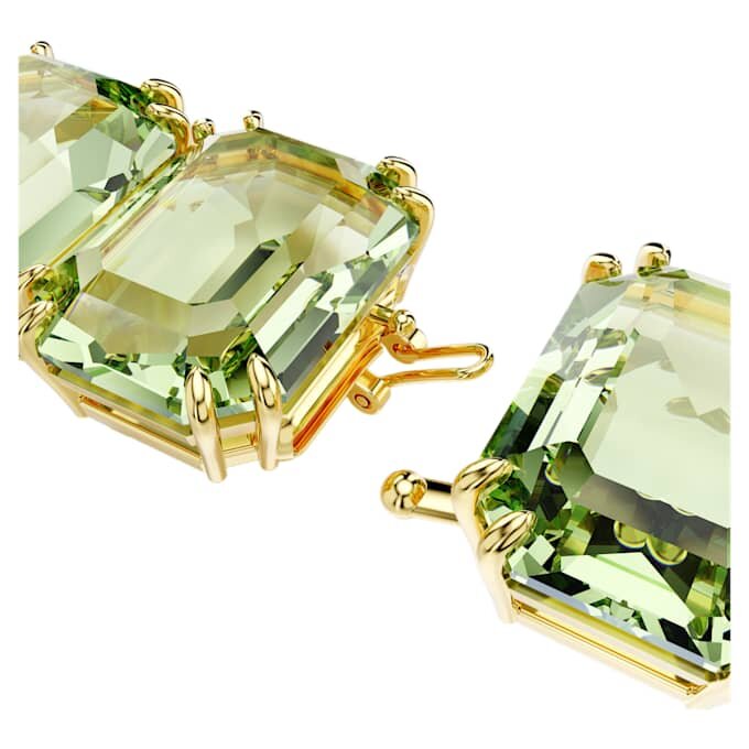 Prolongador Millenia com corte octogonal, verde, banhado a dourado Prolongador Millenia com corte octogonal, verde, banhado a dourado