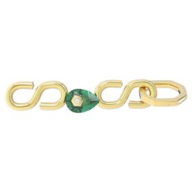 Prolongador Numina Verde, banhado a dourado