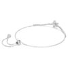 Pulseira Ariana Grande X Swarovski com cortes mistos, flor, multicolorida, banhada a ródio