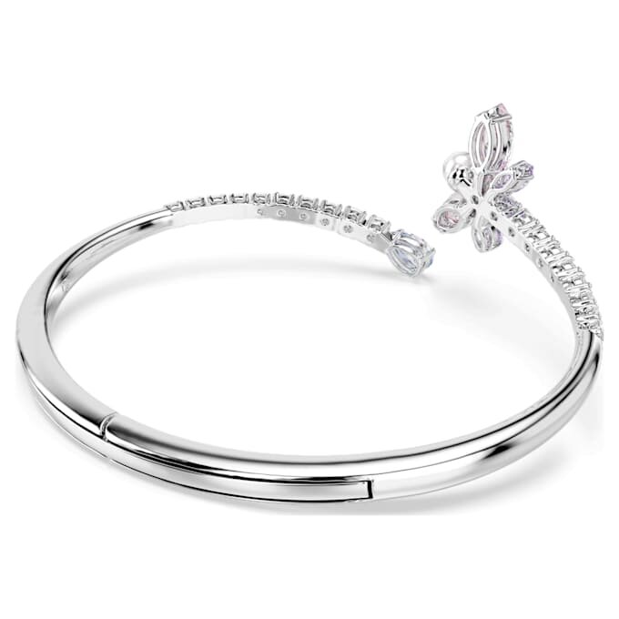 Pulseira Ariana Grande X Swarovski com cortes mistos, libélula, multicolorida, banhada a ródio Pulseira Ariana Grande X Swarovski com cortes mistos, libélula, multicolorida, banhada a ródio