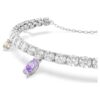 Pulseira Ariana Grande X Swarovski com cortes mistos, multicolorida, banhada a ródio