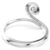 Pulseira Ariana Grande X Swarovski com pérola de cristal, corte baguete, branca, banhada a ródio Pulseira Ariana Grande X Swarovski com pérola de cristal, corte baguete, branca, banhada a ródio