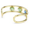Pulseira Chroma com corte em almofada, multicolorida, banhada a ouro Pulseira Chroma com corte em almofada, multicolorida, banhada a ouro