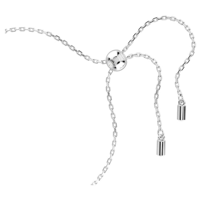 Pulseira com pedra de nascimento de corte quadrado, novembro, amarela, banhada a ródio Pulseira com pedra de nascimento de corte quadrado, novembro, amarela, banhada a ródio