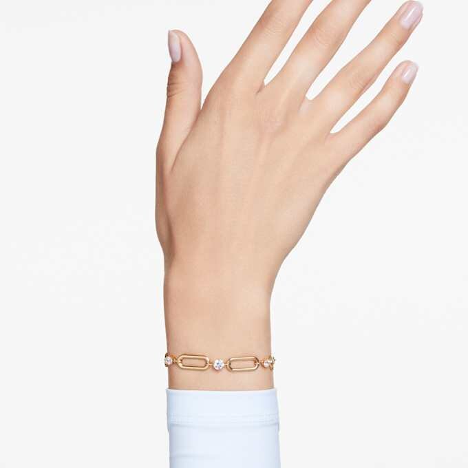 Pulseira Constella Branca, banhada a dourado Pulseira Constella Branca, banhada a dourado