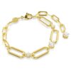 Pulseira Constella Branca, banhada a dourado Pulseira Constella Branca, banhada a dourado