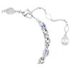 Pulseira Constella com cortes mistos, azul, banhada a ródio Pulseira Constella com cortes mistos, azul, banhada a ródio