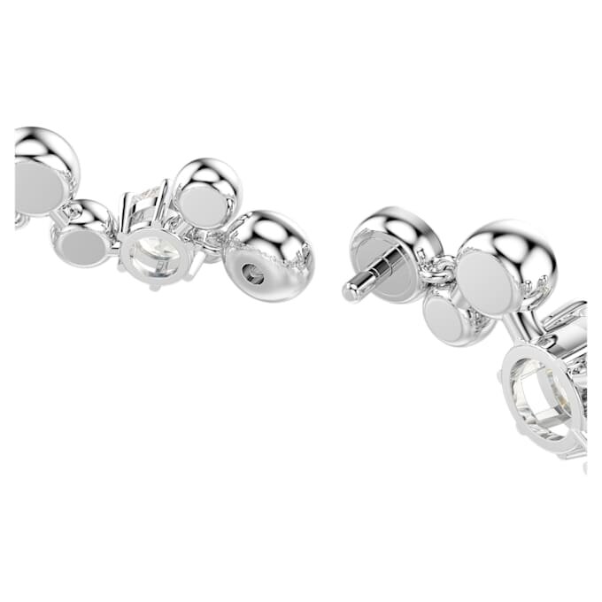 Pulseira Constella com cortes mistos, branca, banhada a ródio Pulseira Constella com cortes mistos, branca, banhada a ródio
