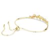 Pulseira Constella com cortes mistos, multicolorida, banhada a dourado Pulseira Constella com cortes mistos, multicolorida, banhada a dourado