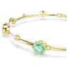Pulseira Constella com cortes mistos, verde, banhada a ouro Pulseira Constella com cortes mistos, verde, banhada a ouro