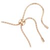 Pulseira Constella com pérola de cristal, corte redondo, branca, banhada a ouro rosa