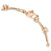 Pulseira Constella com pérolas de cristal, cortes redondos, branca, banhada a ouro rosa Pulseira Constella com pérolas de cristal, cortes redondos, branca, banhada a ouro rosa