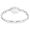Pulseira de cristais Gema Relógio, tom prateado, aço inoxidável Pulseira de cristais Gema Relógio, tom prateado, aço inoxidável