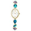 Pulseira de cristais Gema Watch, tom dourado, acabamento em tom dourado Pulseira de cristais Gema Watch, tom dourado, acabamento em tom dourado
