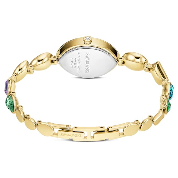 Pulseira de cristais Gema Watch, tom dourado, acabamento em tom dourado Pulseira de cristais Gema Watch, tom dourado, acabamento em tom dourado