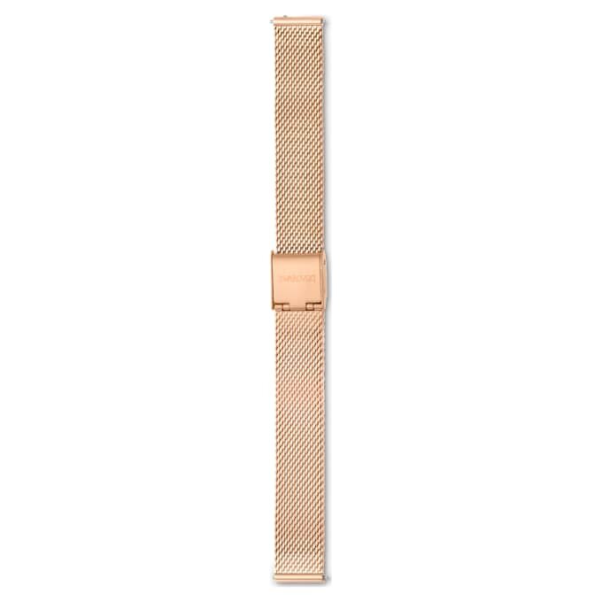 Pulseira de relógio com 13 mm (0,51″) de largura, metal, tom ouro-rosa, acabamento em tom ouro-rosa Pulseira de relógio com 13 mm (0,51″) de largura, metal, tom ouro-rosa, acabamento em tom ouro-rosa