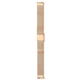 Pulseira de relógio com 13 mm (0,51″) de largura, metal, tom ouro-rosa, acabamento em tom ouro-rosa Pulseira de relógio com 13 mm (0,51″) de largura, metal, tom ouro-rosa, acabamento em tom ouro-rosa