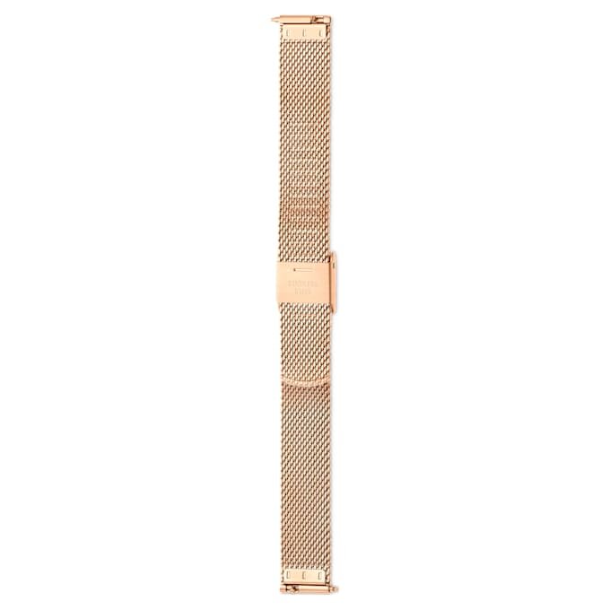 Pulseira de relógio com 13 mm (0,51″) de largura, metal, tom ouro-rosa, acabamento em tom ouro-rosa Pulseira de relógio com 13 mm (0,51″) de largura, metal, tom ouro-rosa, acabamento em tom ouro-rosa