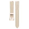 Pulseira de relógio com 16 mm (0,63″) de largura, em couro com costura, cor-de-rosa, acabamento em tom de ouro rosa Pulseira de relógio com 16 mm (0,63″) de largura, em couro com costura, cor-de-rosa, acabamento em tom de ouro rosa