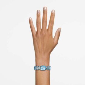 Pulseira de relógio com corte octogonal, azul, aço inoxidável Pulseira de relógio com corte octogonal, azul, aço inoxidável