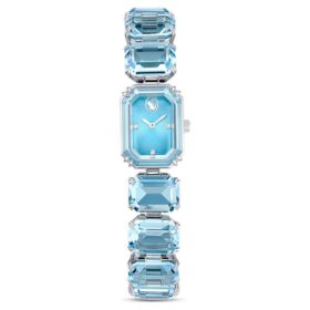 Pulseira de relógio com corte octogonal, azul, aço inoxidável Pulseira de relógio com corte octogonal, azul, aço inoxidável