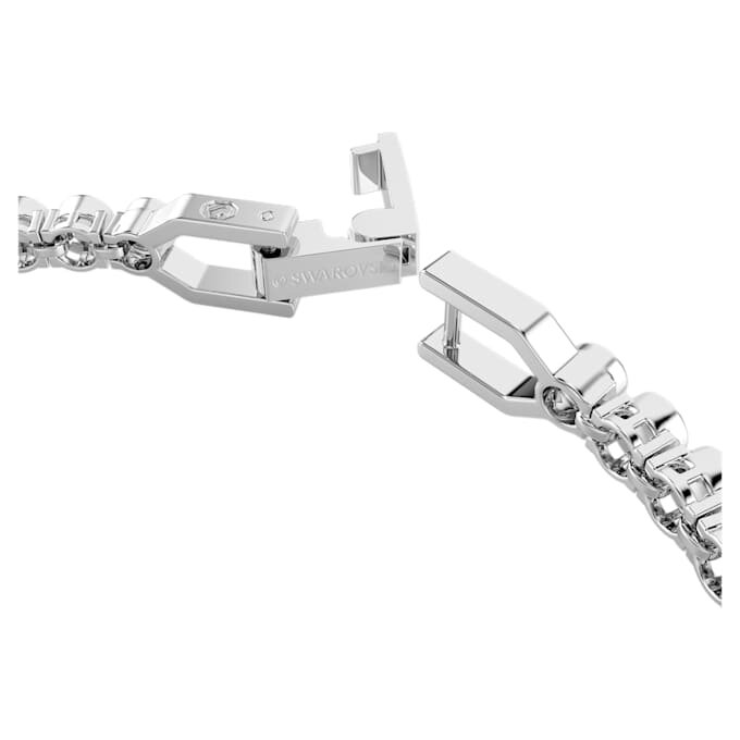 Pulseira de ténis Imber Emily com cristais de corte redondo, preta, banhada a ródio Pulseira de ténis Imber Emily com cristais de corte redondo, preta, banhada a ródio