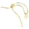 Pulseira Dextera com corte redondo, branca, acabamento dourado Pulseira Dextera com corte redondo, branca, acabamento dourado