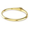 Pulseira Dextera com corte redondo, branca, banhada a dourado Pulseira Dextera com corte redondo, branca, banhada a dourado