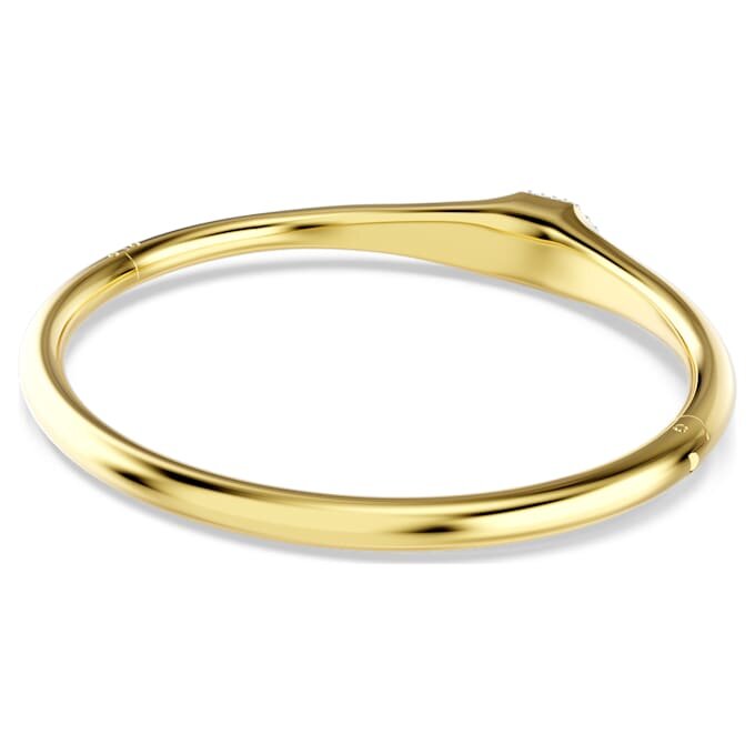 Pulseira Dextera com corte redondo, branca, banhada a dourado Pulseira Dextera com corte redondo, branca, banhada a dourado
