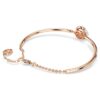 Pulseira Dextera com corte redondo, branca, banhada a ouro rosa Pulseira Dextera com corte redondo, branca, banhada a ouro rosa