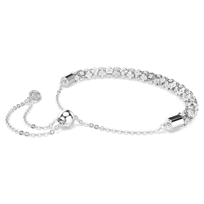 Pulseira Dextera com corte redondo, branca, em aço inoxidável Pulseira Dextera com corte redondo, branca, em aço inoxidável
