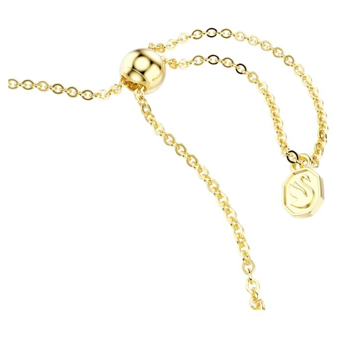 Pulseira Dextera com corte redondo, verde, acabamento dourado Pulseira Dextera com corte redondo, verde, acabamento dourado