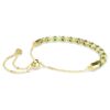 Pulseira Dextera com corte redondo, verde, acabamento dourado Pulseira Dextera com corte redondo, verde, acabamento dourado