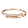 Pulseira Dextera com fecho magnético, branca, banhada a ouro rosa Pulseira Dextera com fecho magnético, branca, banhada a ouro rosa