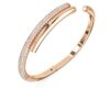 Pulseira Dextera com fecho magnético, branca, banhada a ouro rosa Pulseira Dextera com fecho magnético, branca, banhada a ouro rosa