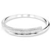Pulseira Dextera com fecho magnético, branca, banhada a ródio Pulseira Dextera com fecho magnético, branca, banhada a ródio