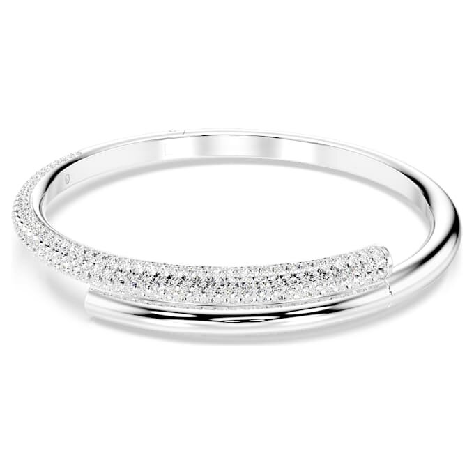 Pulseira Dextera com fecho magnético, branca, banhada a ródio Pulseira Dextera com fecho magnético, branca, banhada a ródio