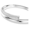 Pulseira Dextera com fecho magnético, branca, banhada a ródio Pulseira Dextera com fecho magnético, branca, banhada a ródio