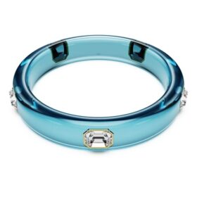 Pulseira Dulcis com corte octogonal, azul, banhada a ouro Pulseira Dulcis com corte octogonal, azul, banhada a ouro