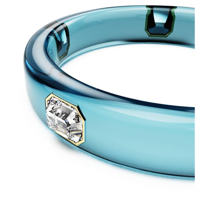 Pulseira Dulcis com corte octogonal, azul, banhada a ouro Pulseira Dulcis com corte octogonal, azul, banhada a ouro