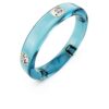 Pulseira Dulcis com corte octogonal, azul, banhada a ouro Pulseira Dulcis com corte octogonal, azul, banhada a ouro
