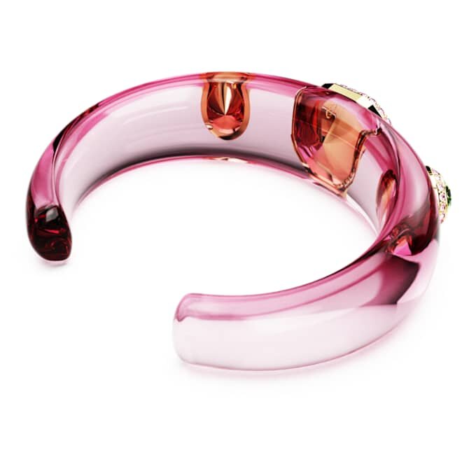 Pulseira Dulcis com cortes mistos, multicolorida, banhada a ouro Pulseira Dulcis com cortes mistos, multicolorida, banhada a ouro