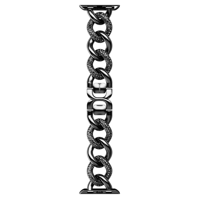 Pulseira em corrente para Apple Watch® 40 mm e 41 mm, preta, acabamento preto Pulseira em corrente para Apple Watch® 40 mm e 41 mm, preta, acabamento preto