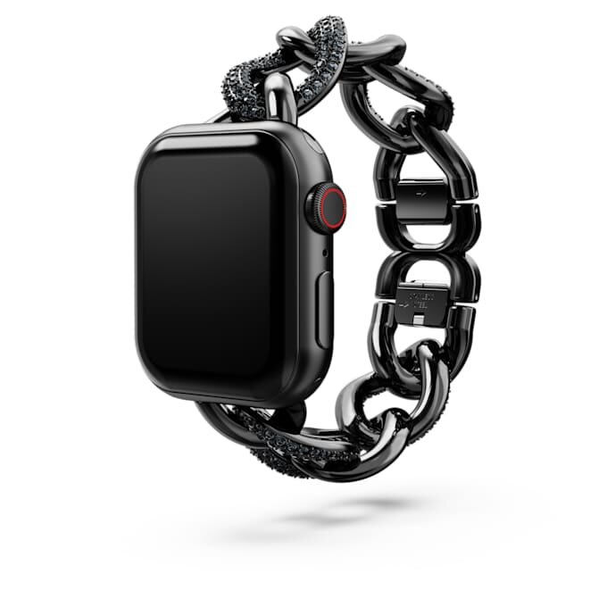 Pulseira em corrente para Apple Watch® 40 mm e 41 mm, preta, acabamento preto Pulseira em corrente para Apple Watch® 40 mm e 41 mm, preta, acabamento preto